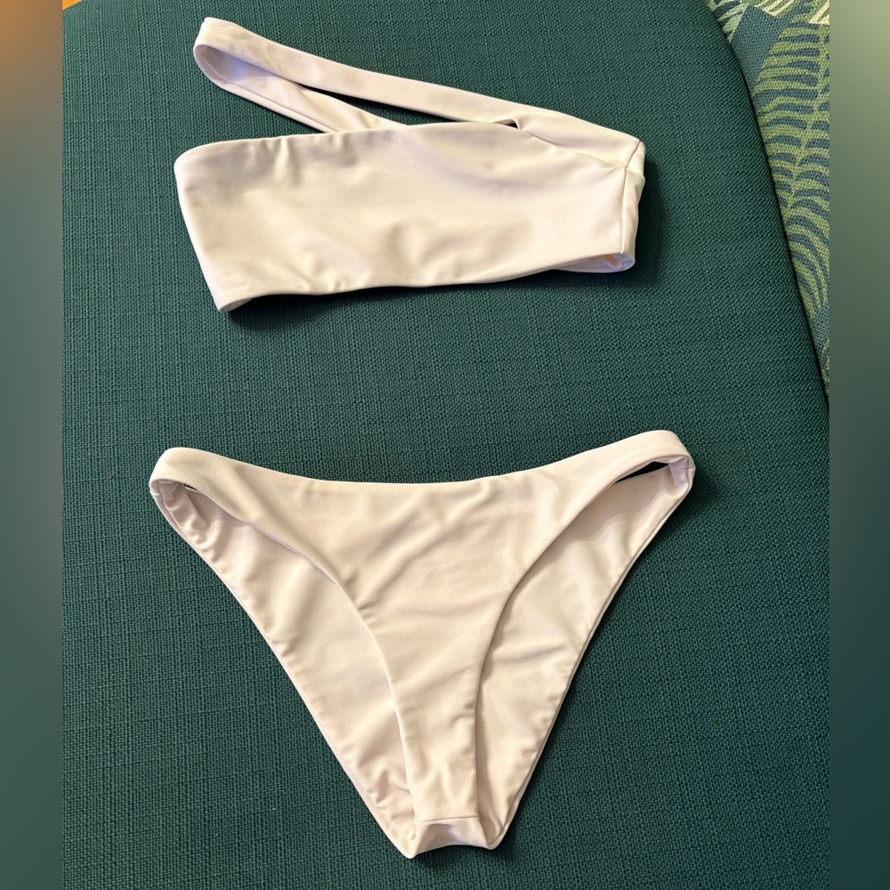 White swimsuit bikini
